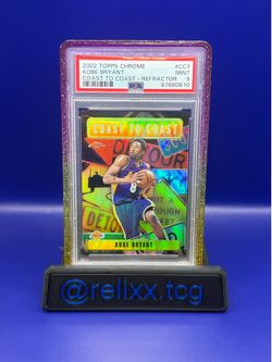 2002 Kobe Bryant Topps Chrome Coast to Coast #CC7 Refractor - PSA 9