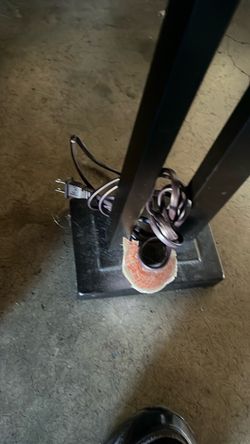Two Black Floor Lamp with Power Cord