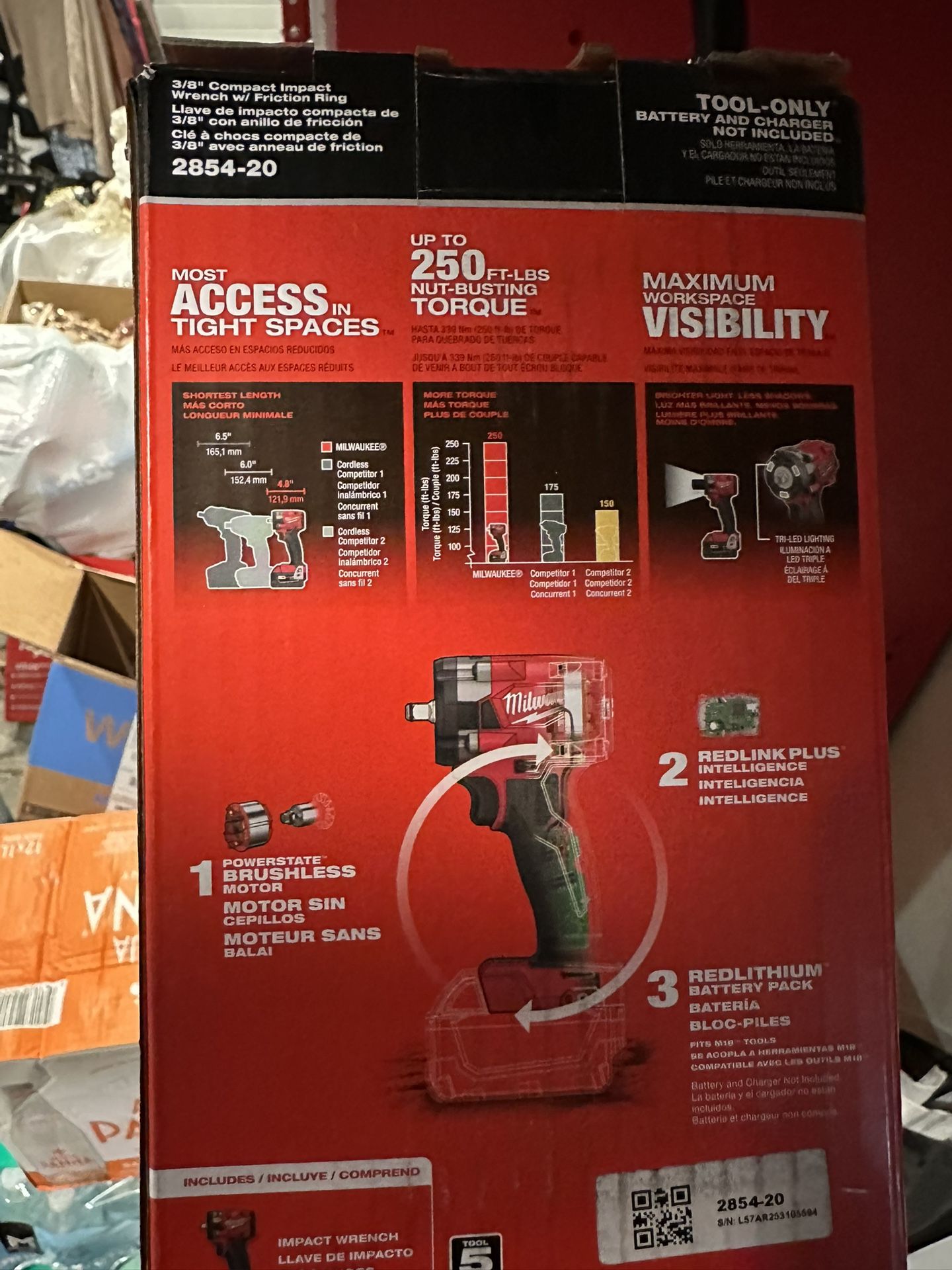 Brand New Milwaukee Impact Wrench Fuel 3/8 Gen 3