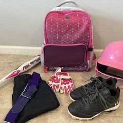 Girls Softball Gear Bundle