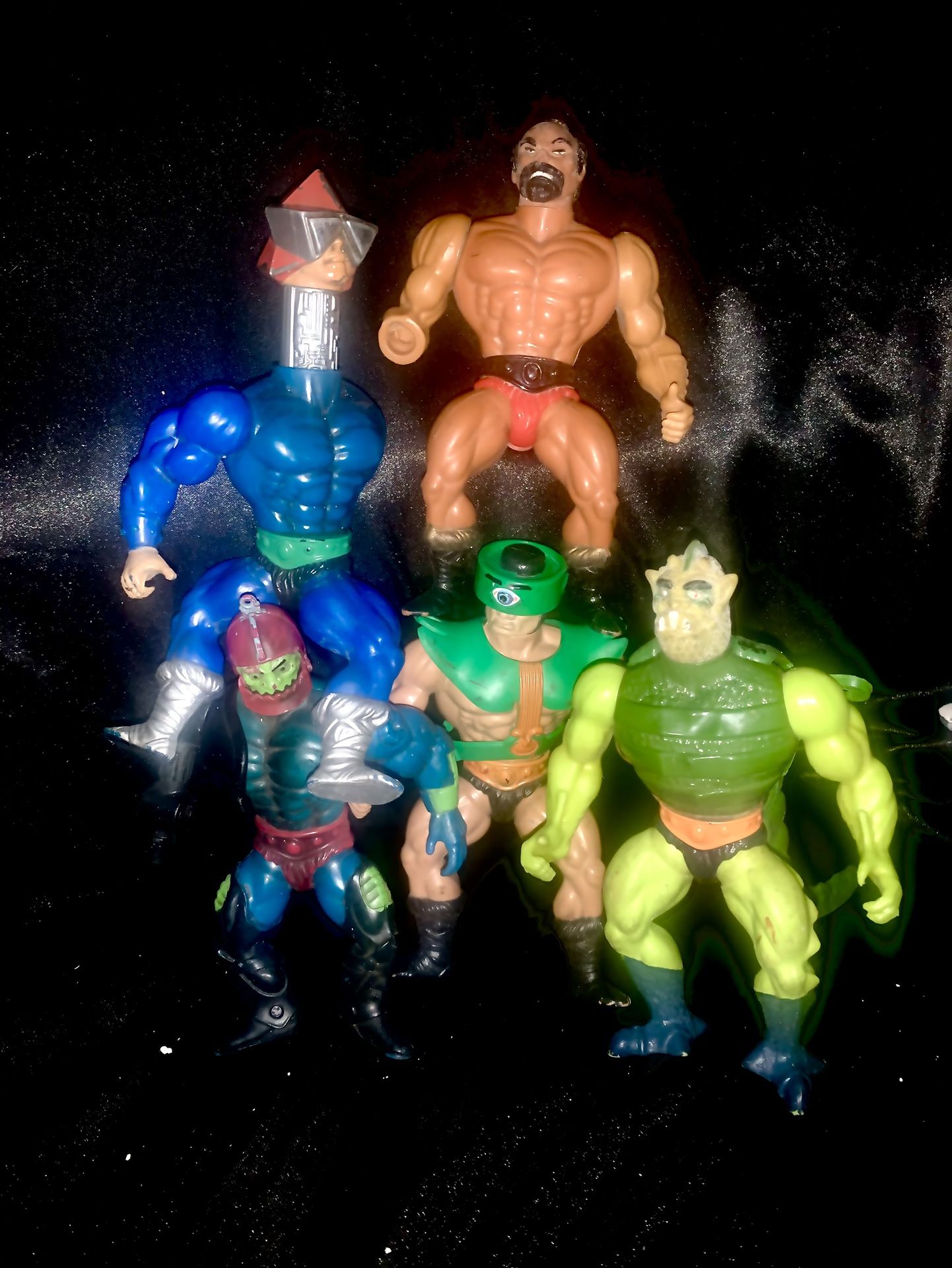 5 VTG Heman Action Figure Lot
