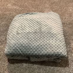 Calmforter Weighted Blanket Two Tone Gray 12 Lbs 