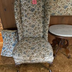 3 Antique Chairs, With Extra Material . Can be sold separate.