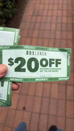 coupon for box lunch