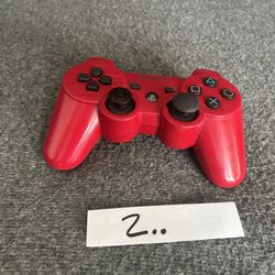 Sony Playstation 3 Dualshock 3 Sixaxis RED Controller CECHZC2U PS3 OEM For Parts