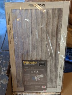 12x20x1 Filtrete Air Filters - 5 New