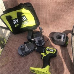 RYOBI ONE+ HP 18V Brushless Cordless Compact 1/2 in. Drill/Driver Kit with (2) 1.5 Ah Batteries, Charger and Bag$110 Click On Sergio For More Tools