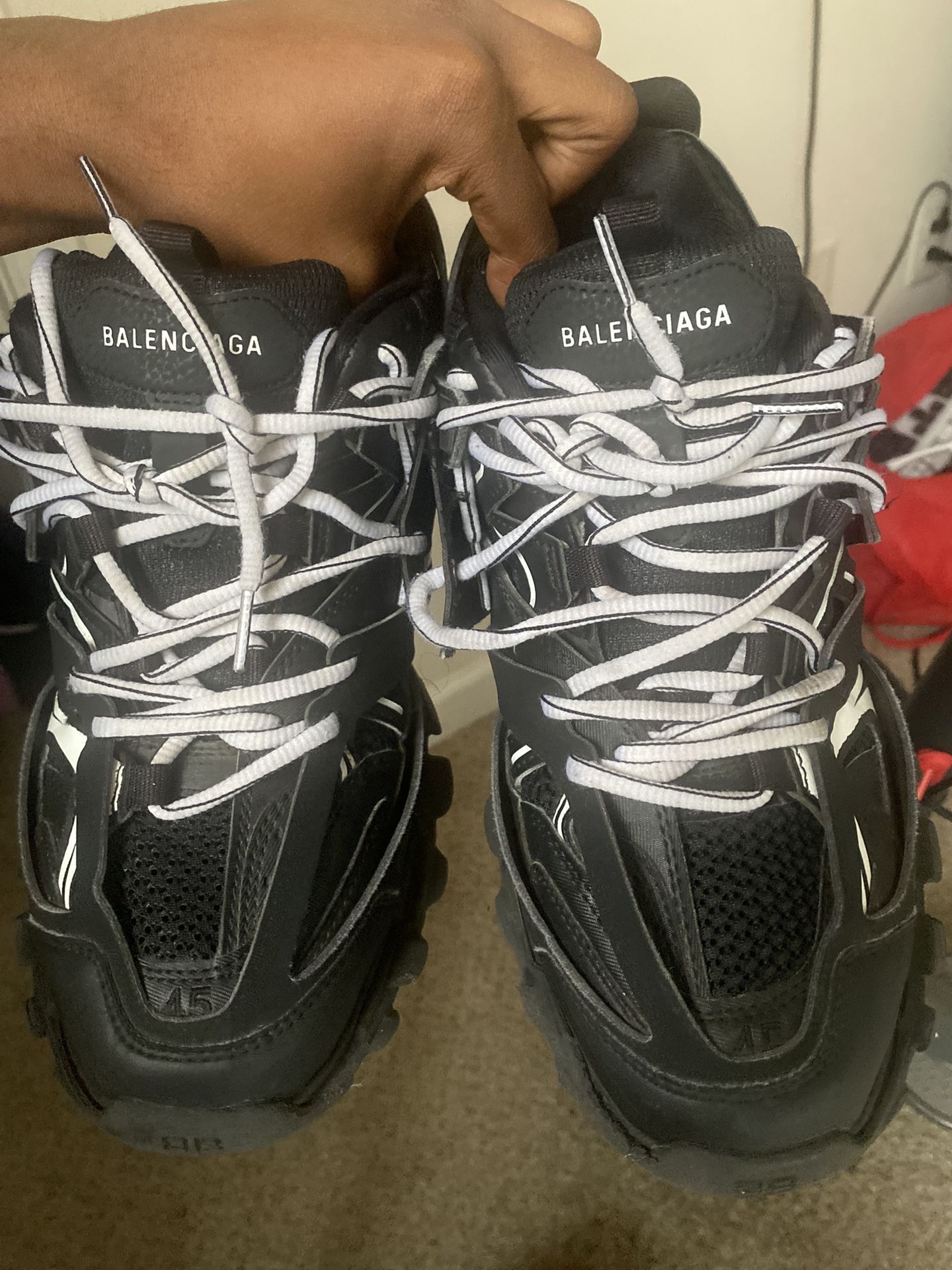Black And White Balenciga Tracks