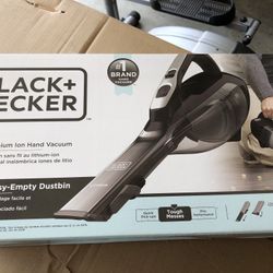 Black and Decker hand vacuum. Brand New