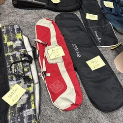 snowboard Bags, Various Sizes/Snowboards And Boots And Goggles/Helmets/Ski Masks/Coats, And