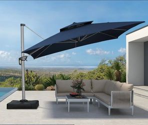 Huge Navy Umbrella