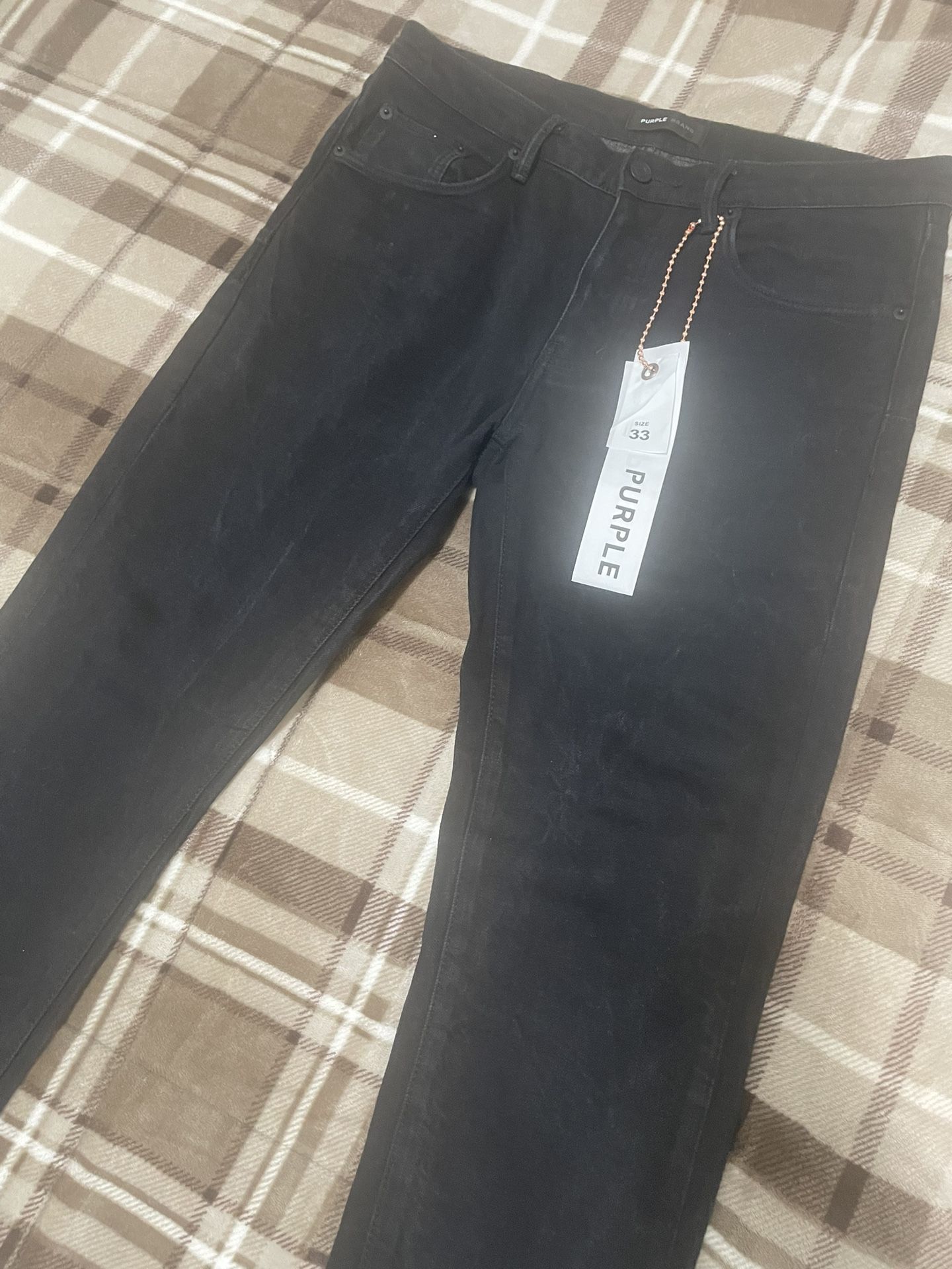MENS PURLPE BRAND JEANS BLACK SIZE 33