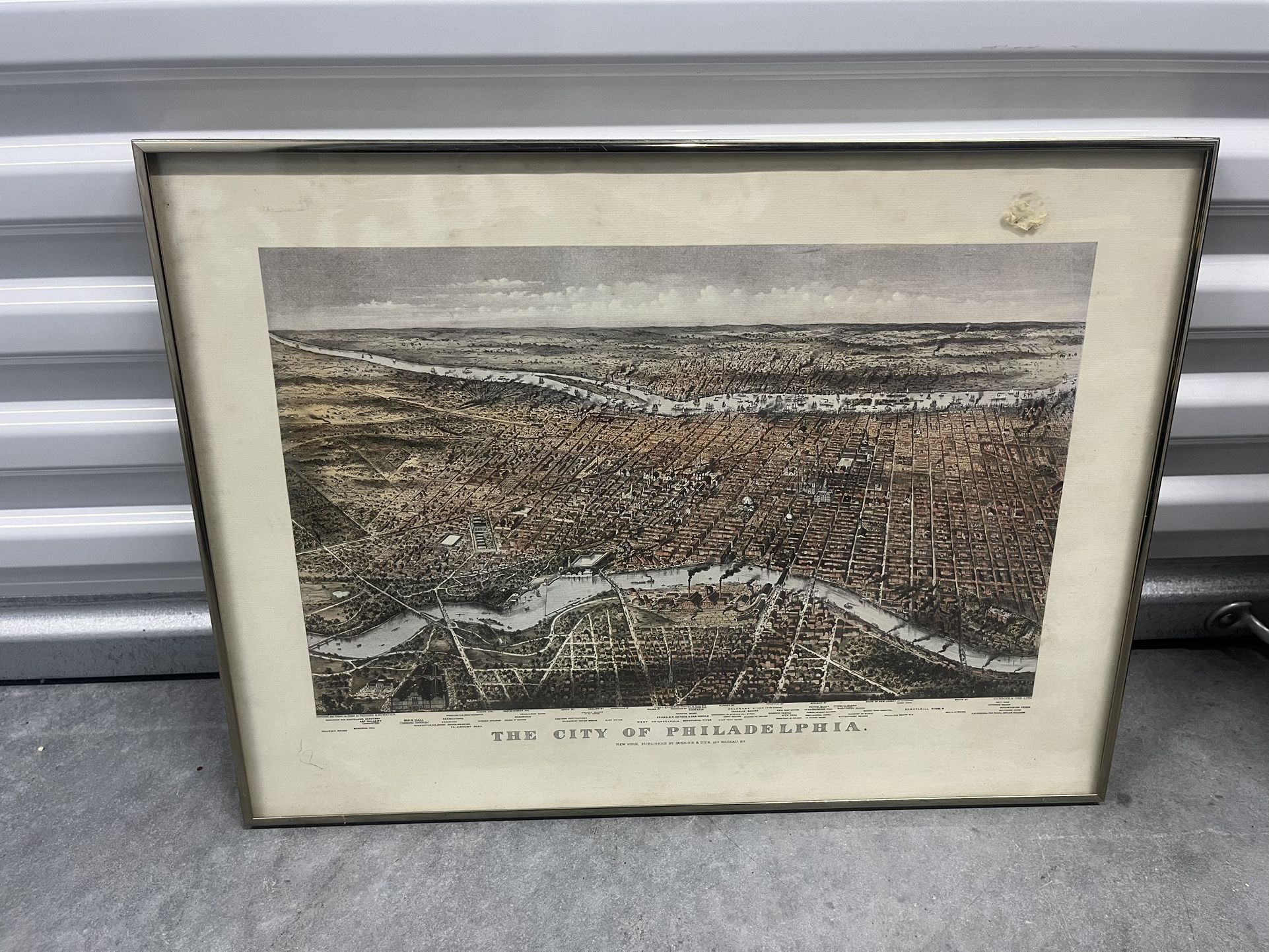 Vintage Philadelphia In 1875 Reproduction Portrait