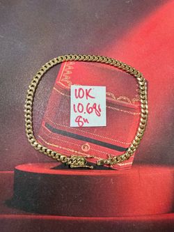 10K Solid Gold 🇨🇺 Links Bracelet 10.6Gr 8 Inches Long