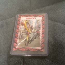 D Block/ Se Bikes/ Signed Card