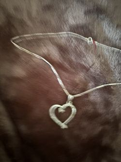 Heart Silver Pendant $29