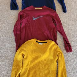 Boys Size Small/ Medium Long T-shirts Puma/ Nike