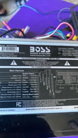 Boss bvcp9700a double din car play