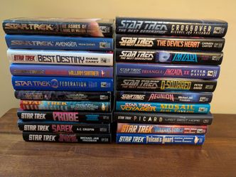 Stra Trek Hardback Book Lot of 20