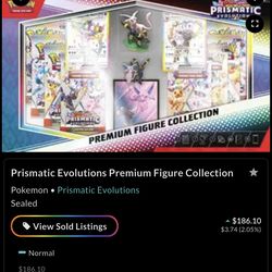 Prismatic evolutions premium figure collection