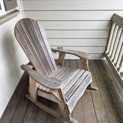 Rocking Cedar Adirondack Chair