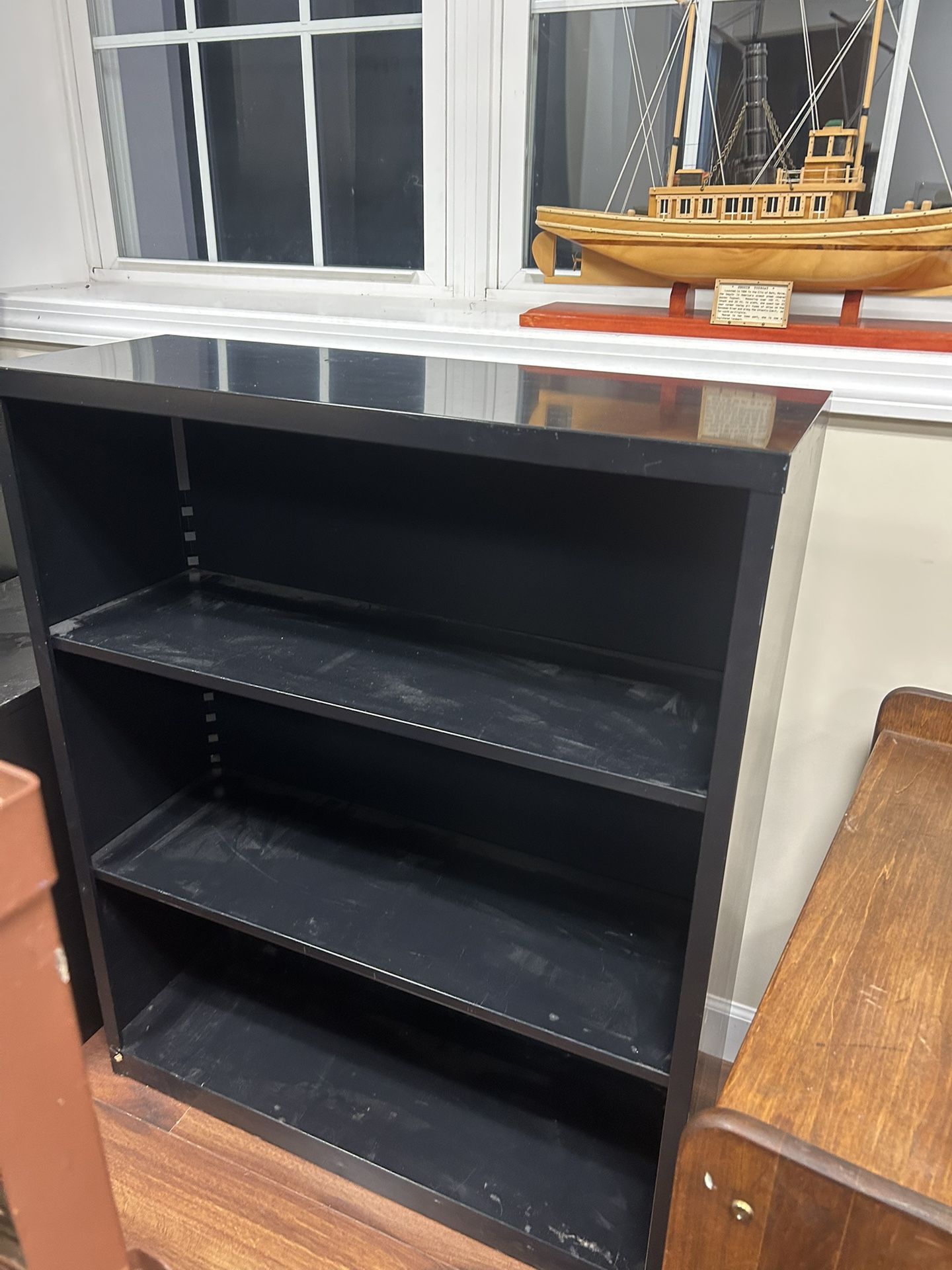 3 Shelf Metal Bookcase