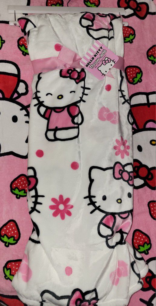 New Hello Kitty Blanket 60x70 