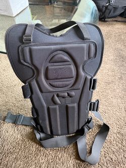 Black Body Armor Back Protector Vest