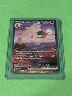 Pokémon Charizard ex 199/165 Sv: Scarlet & Violet 151 Holo