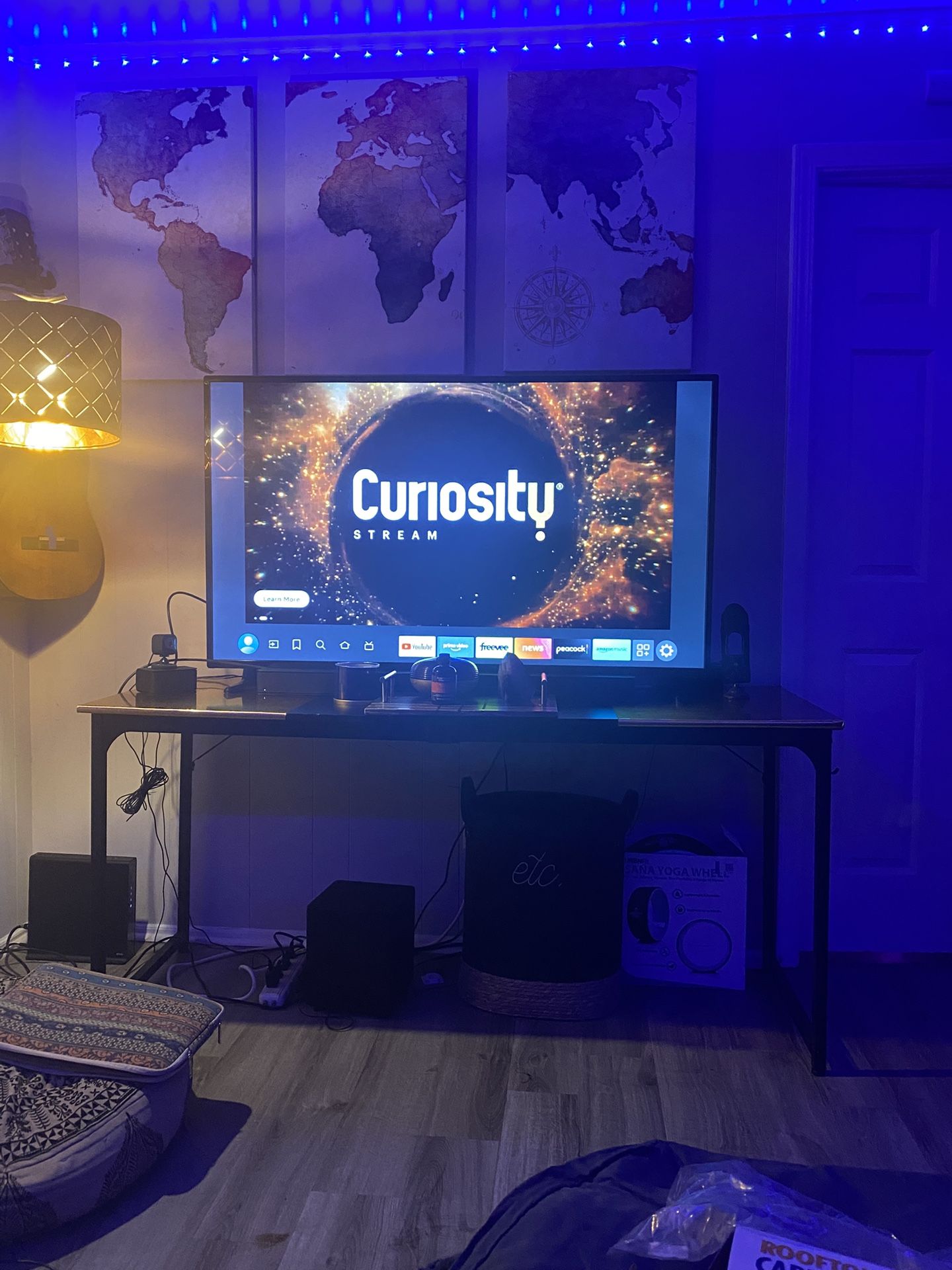 Insignia 55” TV and Vizio Surround Sound