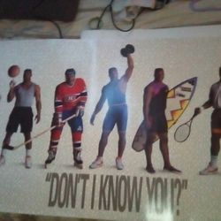 Bo Jackson "Don't I Know You" Vintage Poster 72"x24" 