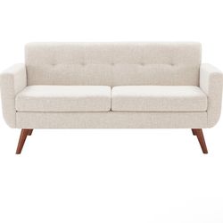 Beige Loveseat Sofa 