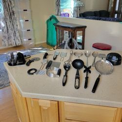 Assortment Of Kitchen Utensils &Gagets