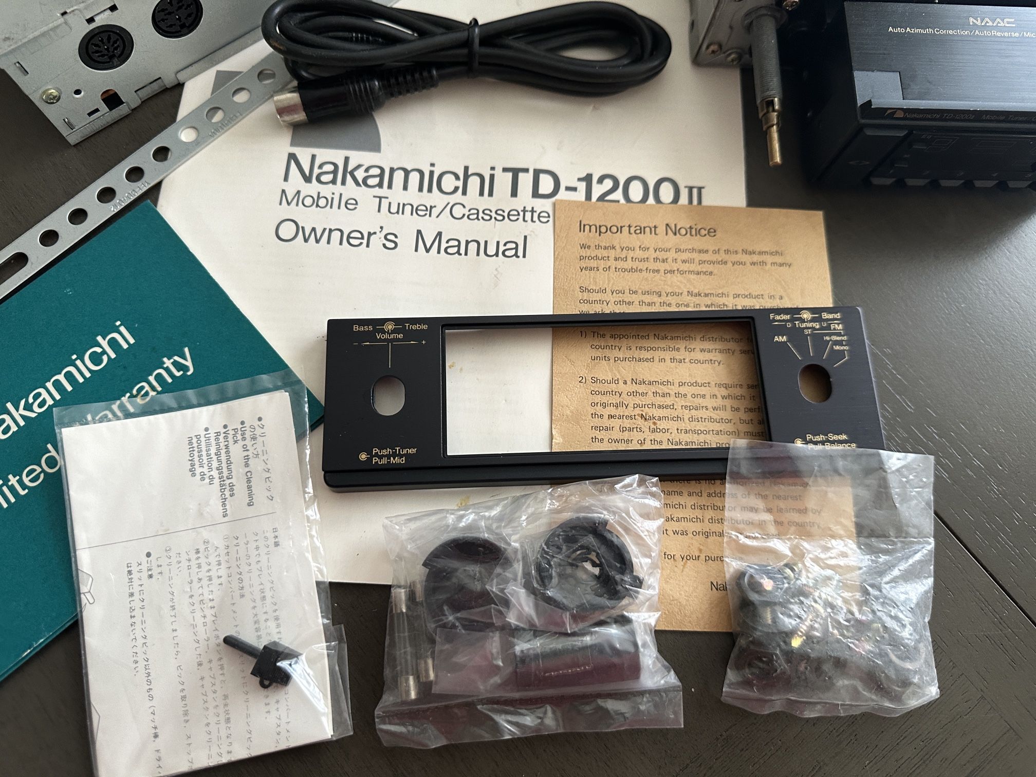 UPDATE] Vintage Nakamichi TD-1200ii Car Stereo With A Tuner Module 