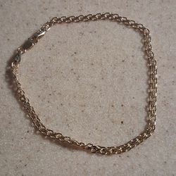 7 ½ Inch 10k Gold Bracelet