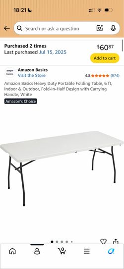 Foldable desk 60ft