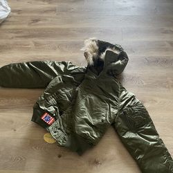 N-2B flight jacket parka size large