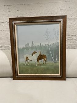 “Wild Ponies” Oil Painting By Gorman