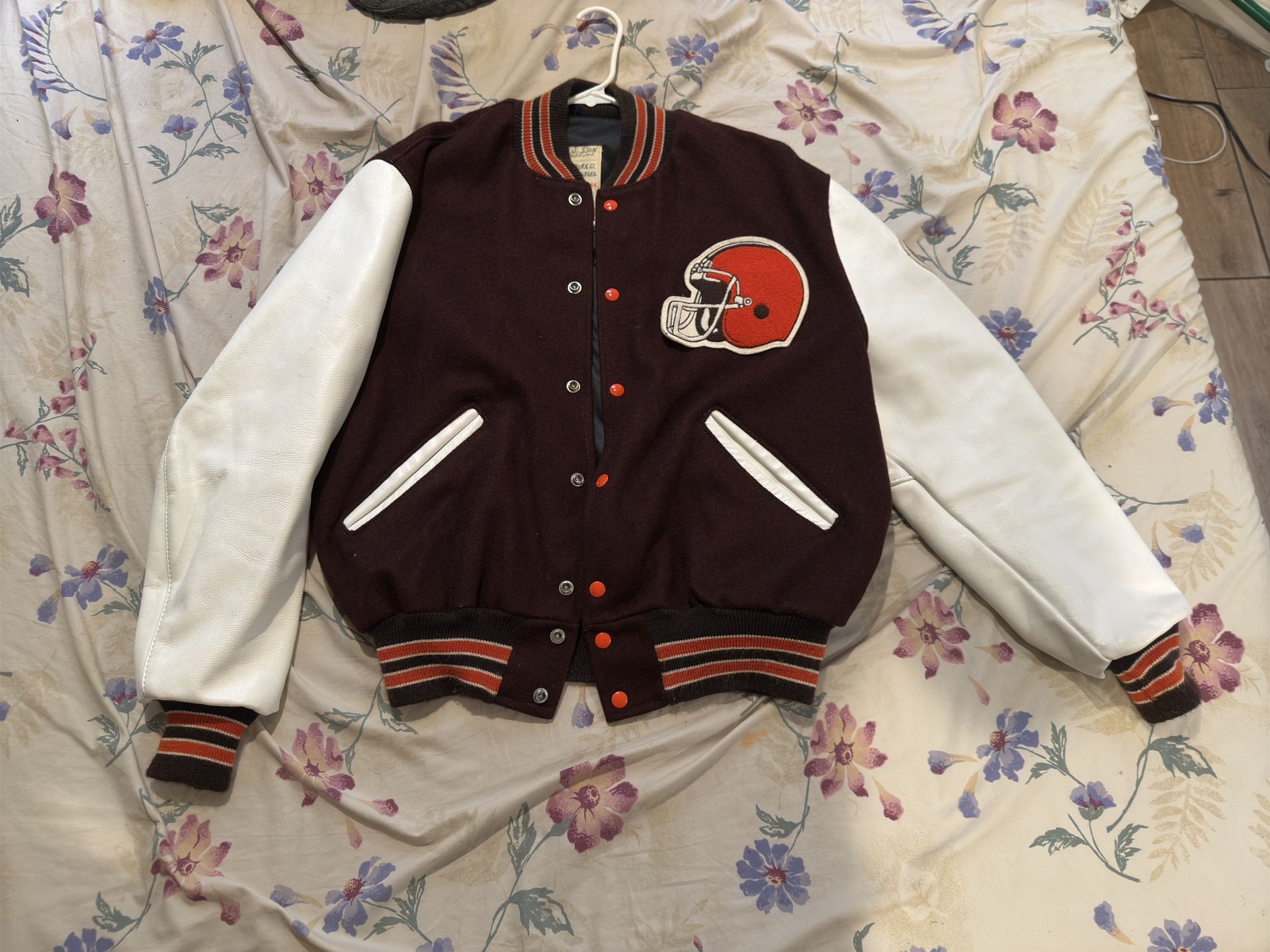 Rare Delong Vintage Cleveland Browns Jacket