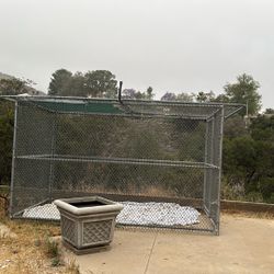 Nine Gauge Steel Dog Kennel 6X12 Feet