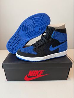 Jordan 1 Retro High Flyknit Royal size 8.5