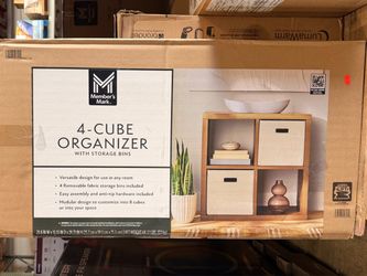 Members Mark 4-Cube Organizer with Storage Bins Brand New In Box