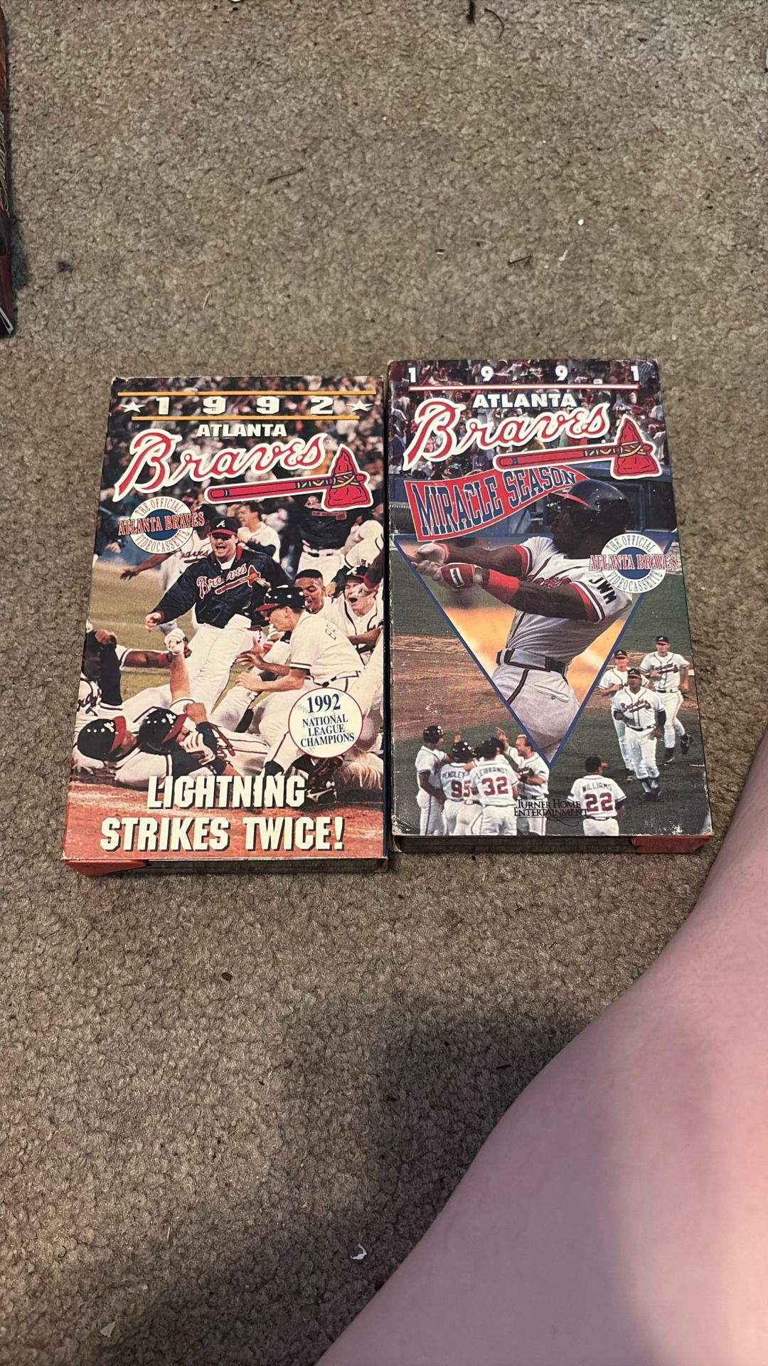 Atlanta Braves 1991 And 1992 VHS
