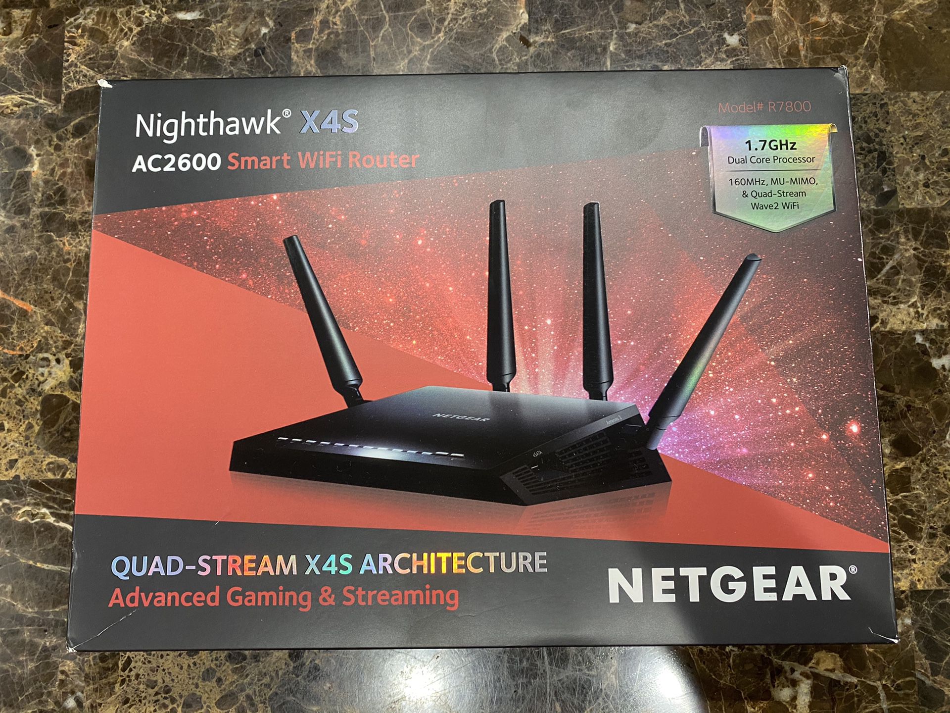Netgear Nighthawk X4S Smart WiFi Router (R7800) - AC2600