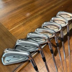 Mizuno MP-53 iron set Mizuno golf clubs Mizuno irons stiff flex