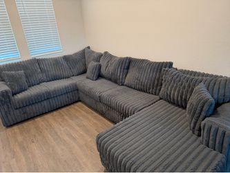 Corduroy sectional