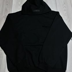 Black Heavyweight Hoodie - Size m 