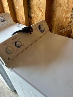 GE washer and dryer