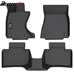 Fits 2014-2026 Lexus IS-Series Sedan AWD TPE All Weather 3D Floor Mats Liner Carpets