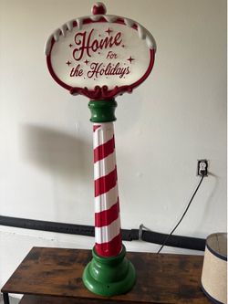 Christmas Light up Musical Pole